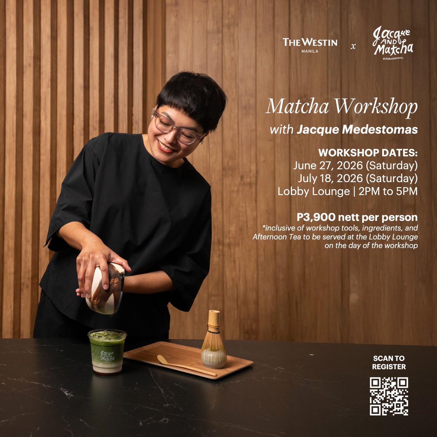 Matcha Tasting & Workshop at The Westin Manila